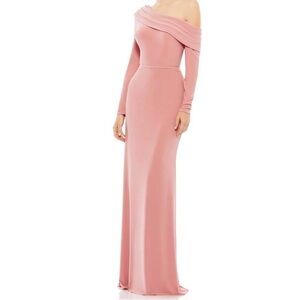 NWOT IEENA for Mc Duggal Rose Gold Evening Gown Size 6 (Style 265951)